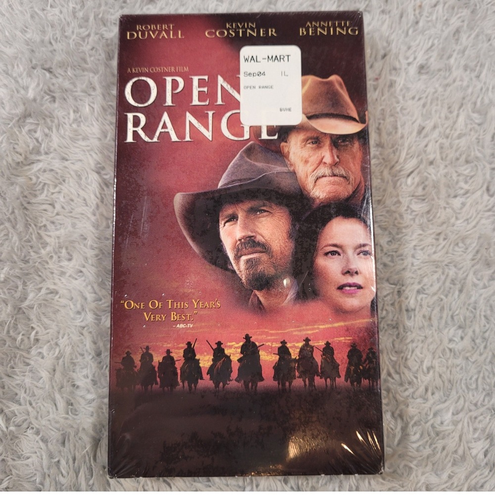 Open Range‎ (VHS, 2004) *SEALED* Duvall Costner Bening